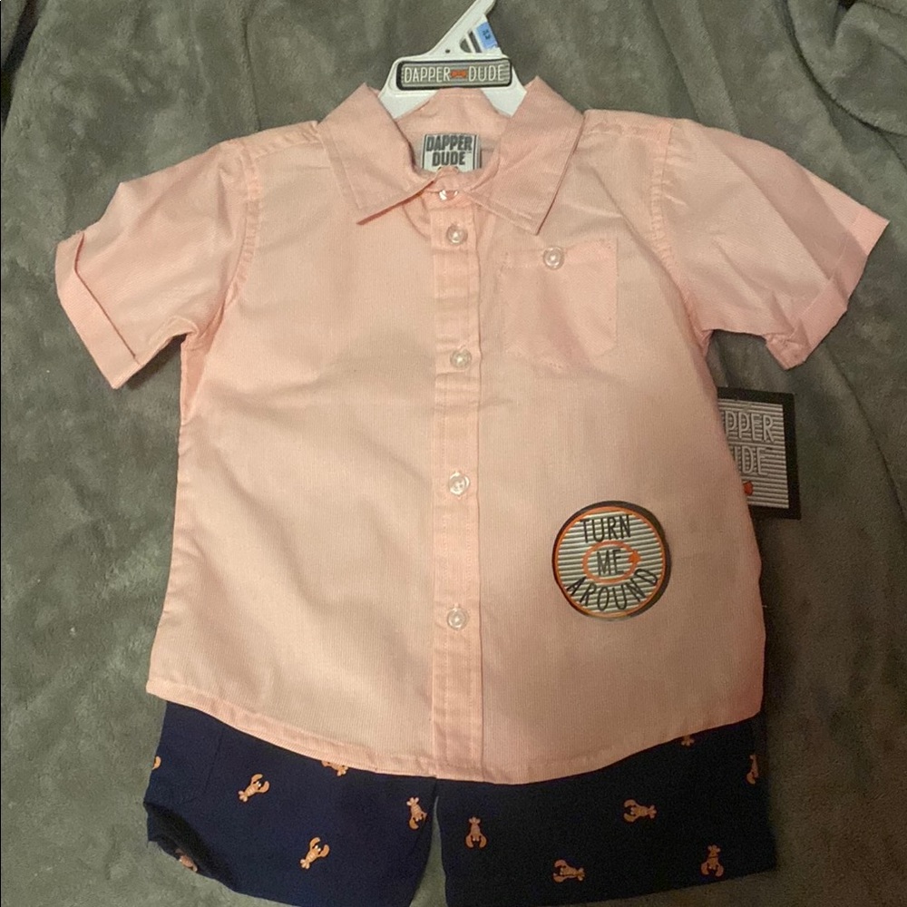 Soft Pink Cotton Button Down Shirt